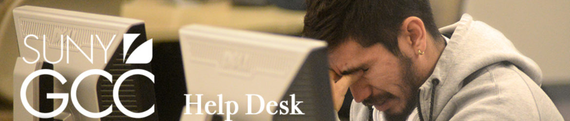 SUNY GCC – Help Desk